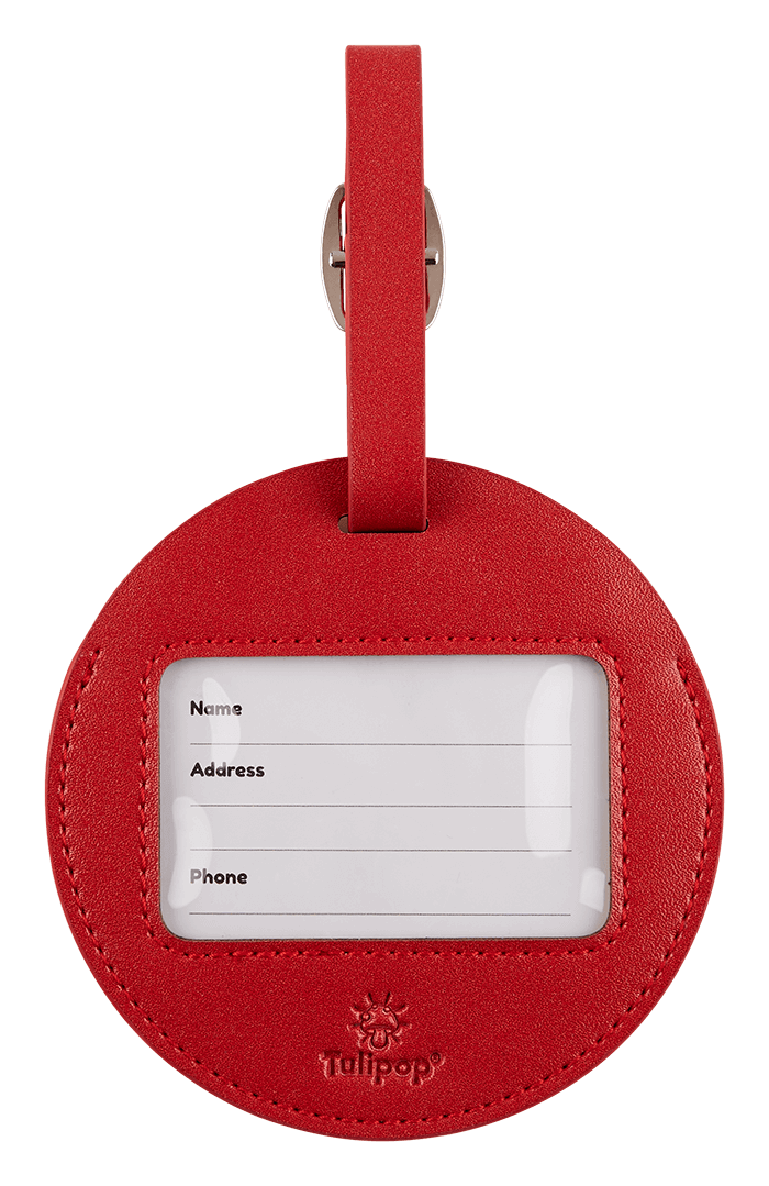 Bubble Luggage tag back