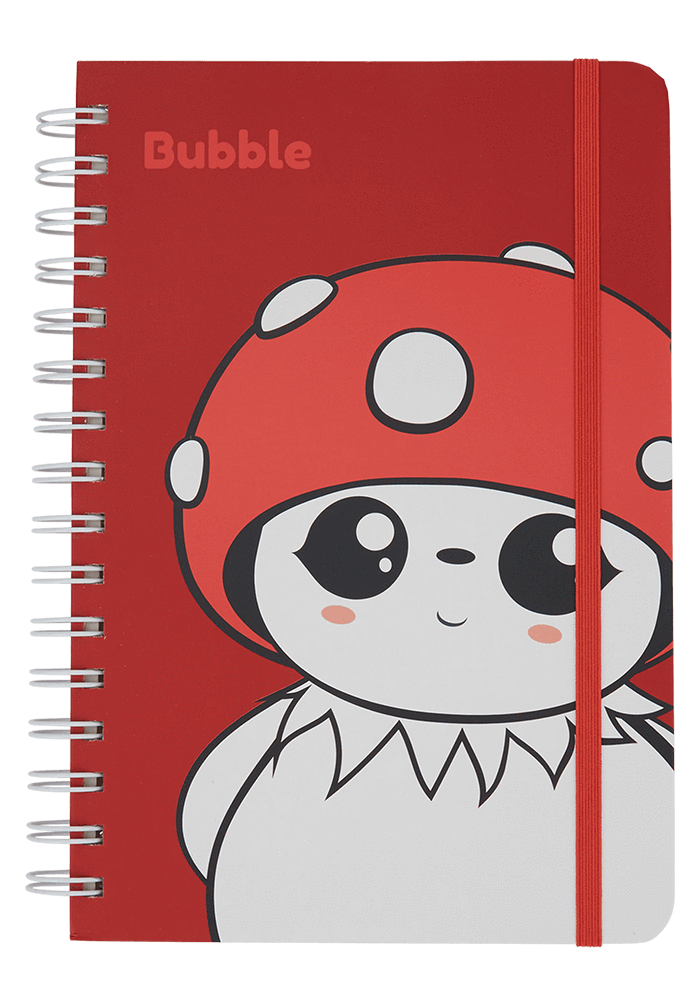 Bubble notebook front