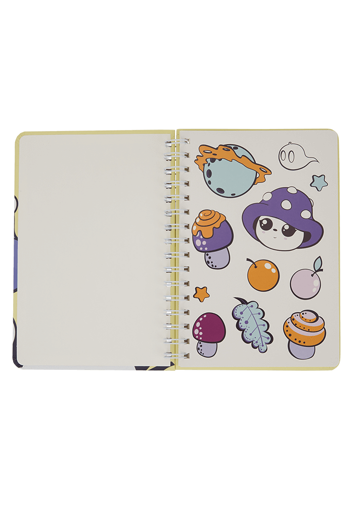 Gloomy Notebook inside